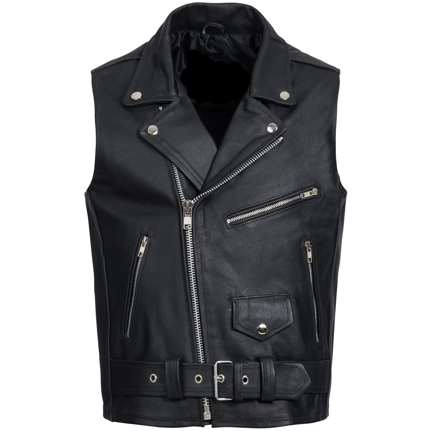 
Кожаный мотоциклетный жилет/жилет для велосипедистов/жилет из воловьей кожи 