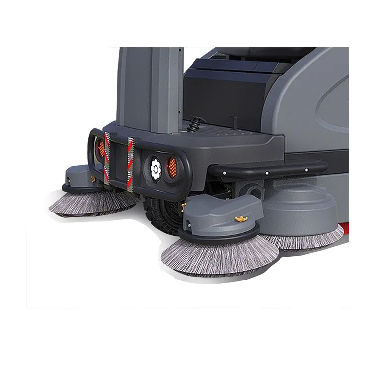 Electric floor sweeper , big size road sweeper with strong brush motor power and smart system .