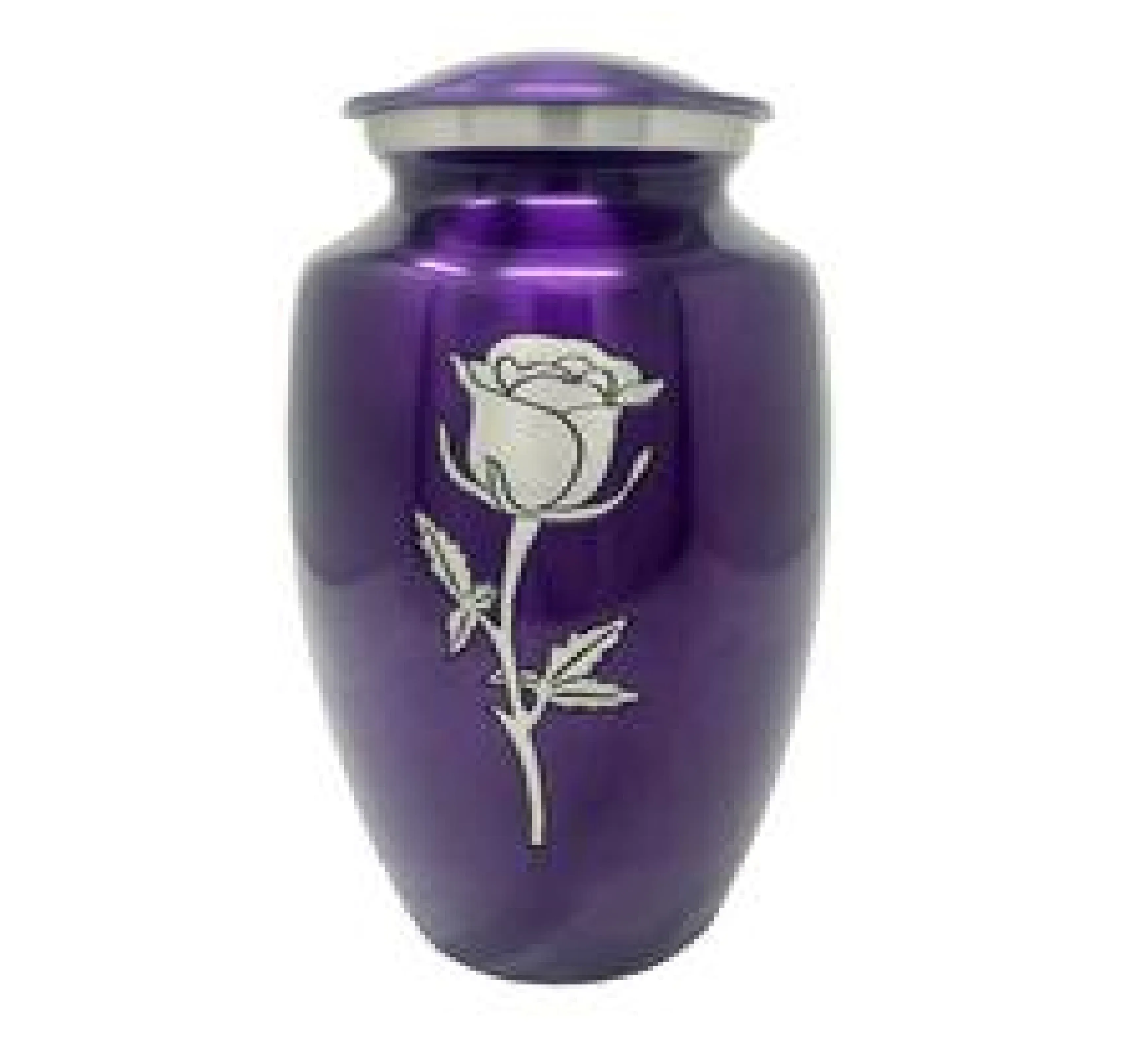 Manufacturer of Funeral Urns for Cremation Use Indian Handicrafts Metal Urns With Rose Design