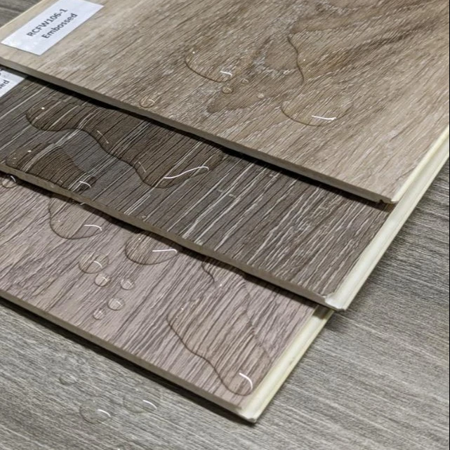 Anti slip SPC flooring rigid core thickness 4mm-6mm padded with high quality from Vietnam at very cheap price waterproof 100%