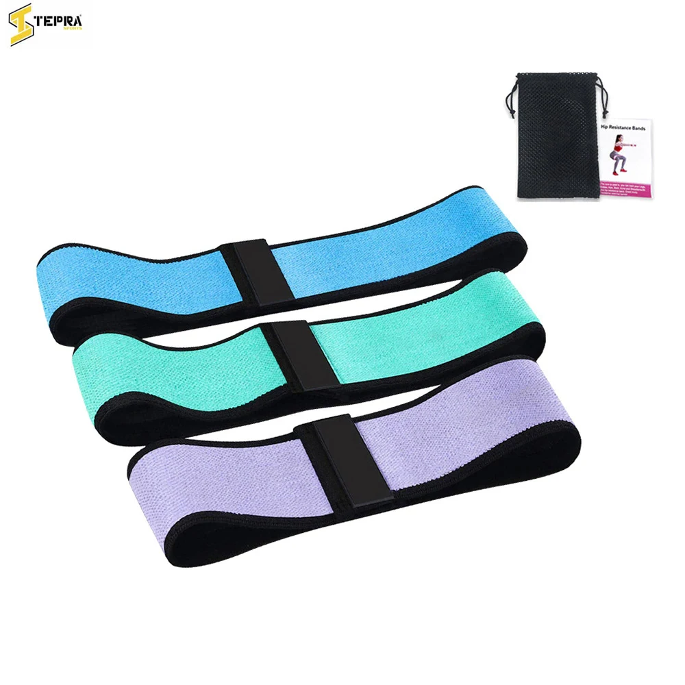 2021 длинные тканевые Эспандеры с принтом на заказ от производителя эластичные для фитнеса тренажерного зала