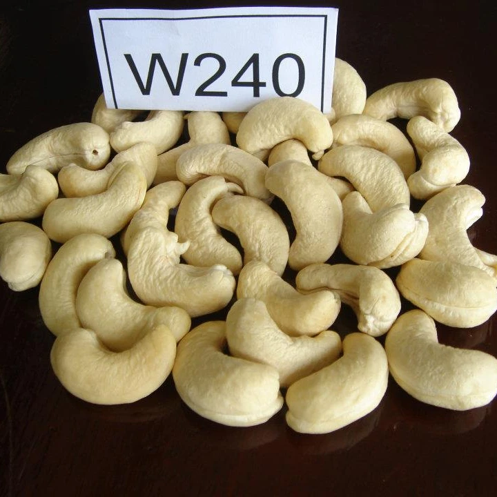  Сырые орехи кешью WW240 экспорт органических натуральных орехов из вьетнамской фермы W240 сырые + сушеные человеческие продукты белая слоновая кость