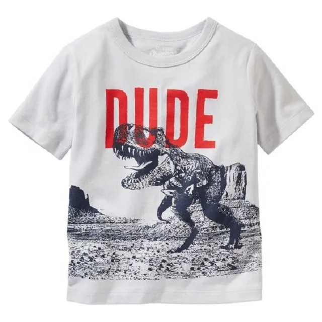 Design OEM Cotton Tshirt Cheap Cotton+shirts High Quality Boys Printed T Shirt Bangladesh Wholesale Custom New Jersey