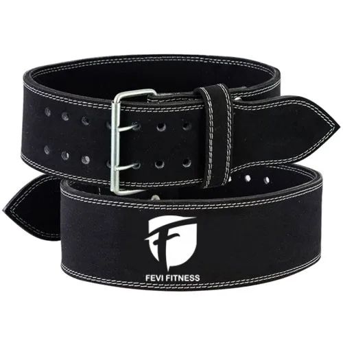 
High Quality Cowhide Leather 10 mm Thickness Single Prong Gym Powerlifting Belt 