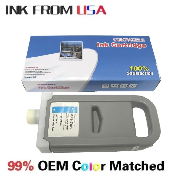 Compatible Cartridge for Canon PFI-706M Magenta ink Cartridge IPF8310/8410/9410