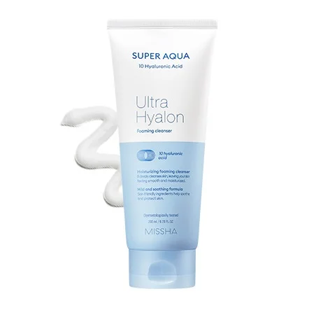 [MISSHA] super aqua ultra hyalon cleansing foam 200ml _ korea cosmetic
