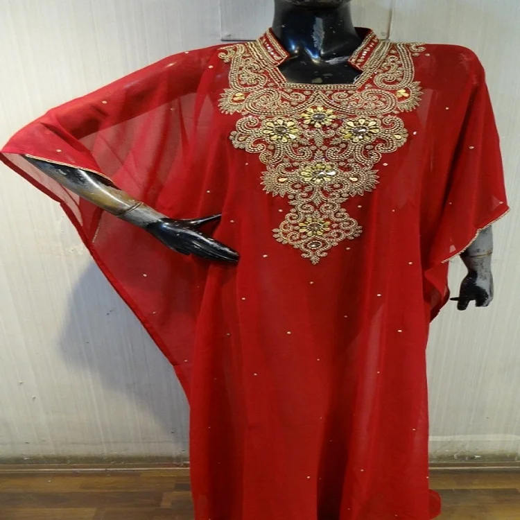 Hand Beaded Dubai Style Abaya Wedding farasha Jalabiya maxi dress kaftan latest hand beaded farasha design