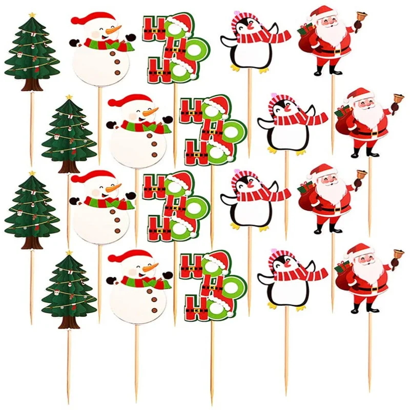 Деревянные Коктейльные зубы бамбуковые коктейли Золушка свадебный торт Топпер персонализированные наклейки для продажи