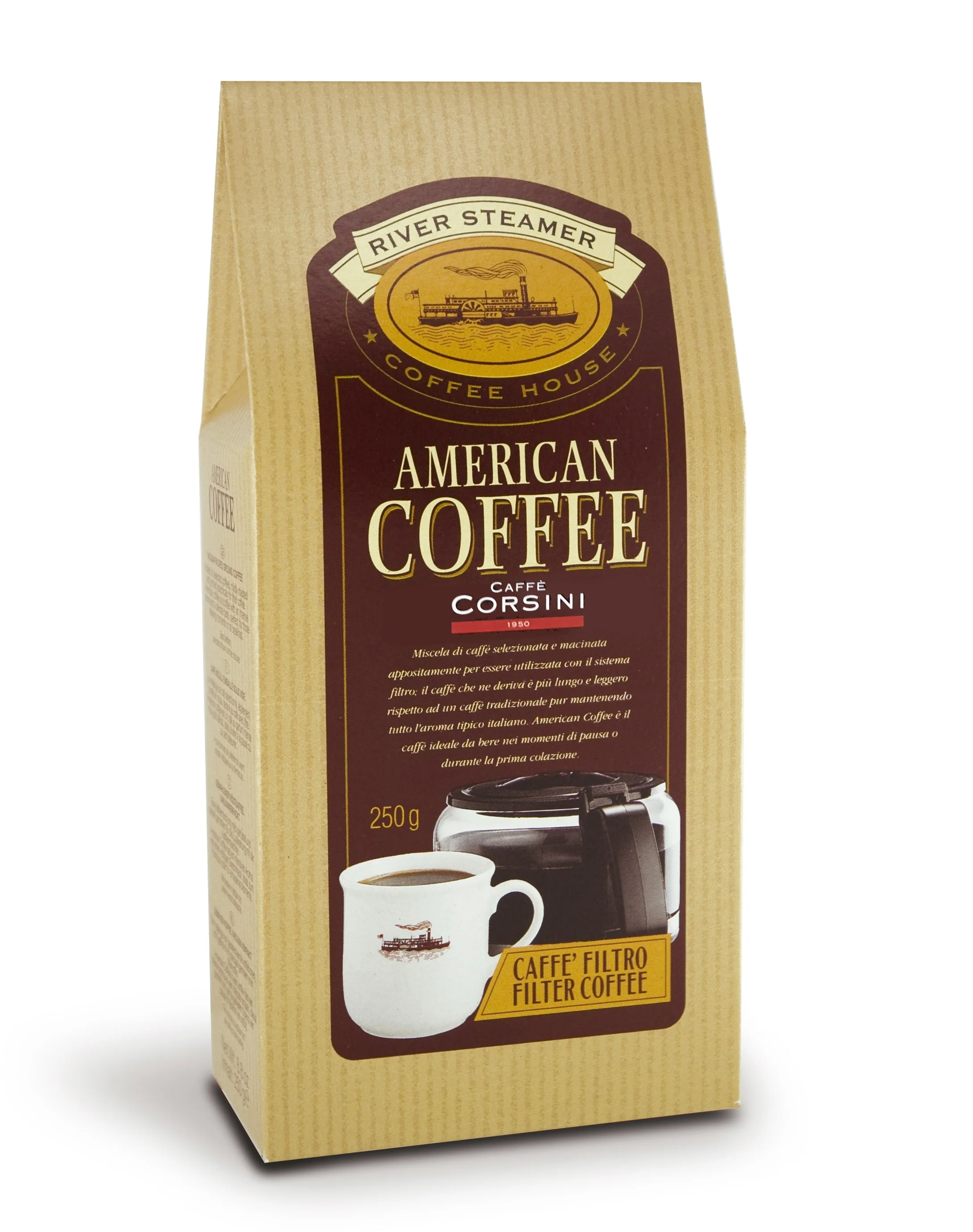 Кофейный Corsini Американский фильтр для кофе 250gr
