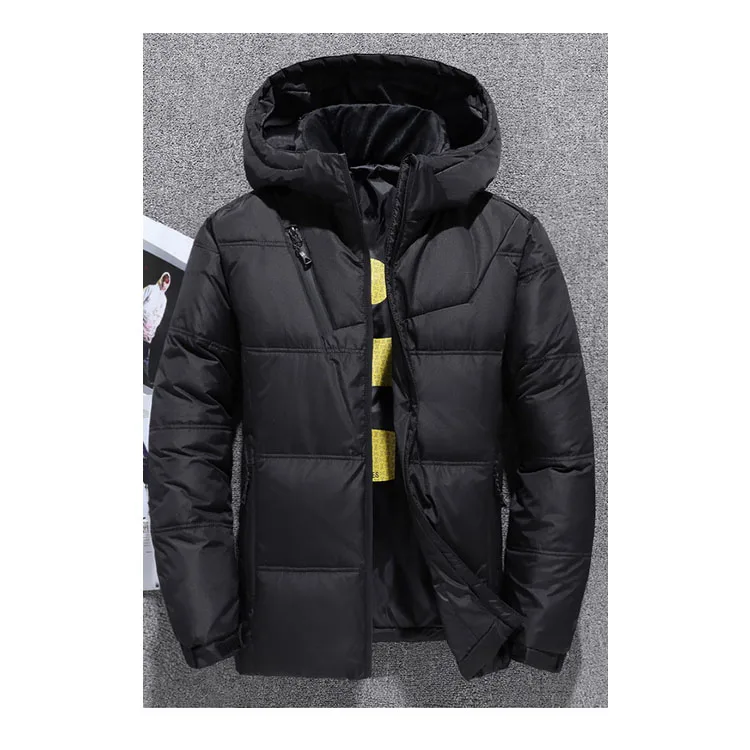 windbreaker outdoor winter work jacket Down Jacket With Hood for men puffer bomber jacket men