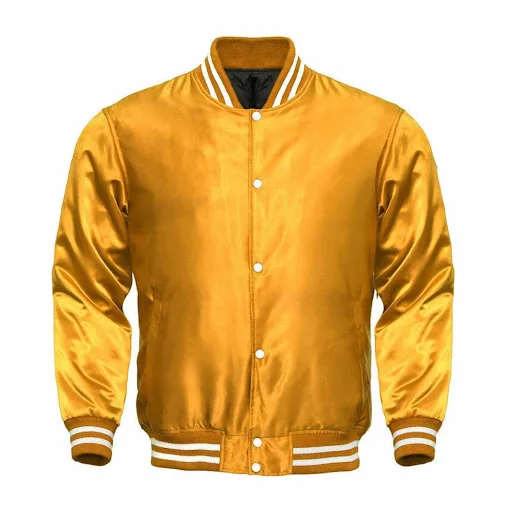 Мужские Стеганые Куртки Varsity мужские Студенческие атласные куртки Letterman с индивидуальным логотипом