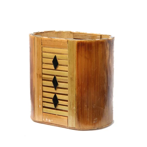 Бамбуковая деревянная винтажная подставка для ручек школы и офиса стационарный контейнер Школьные Аксессуары чехол