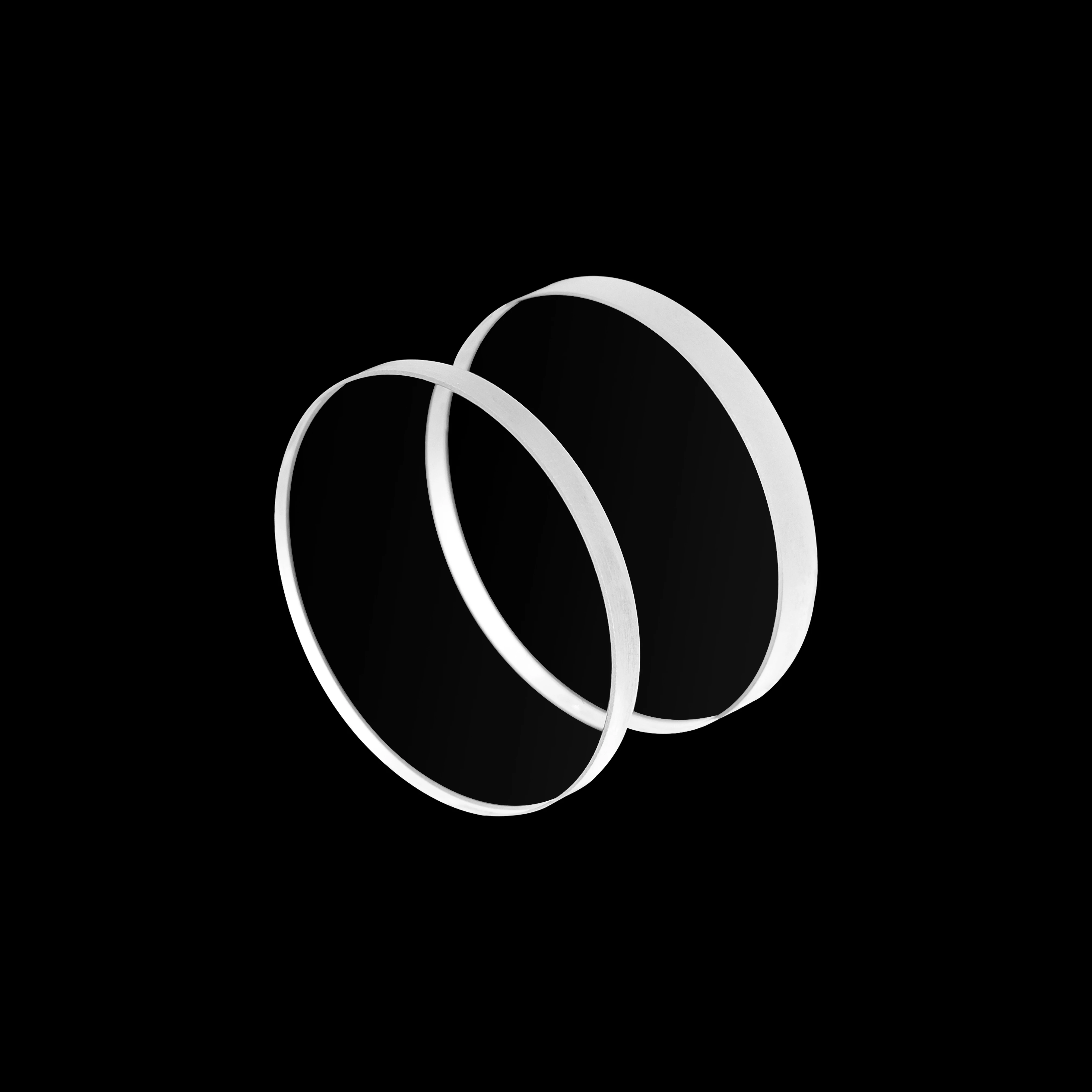 CaF2 (calcium fluoride) optical infrared round window used on spectrometer