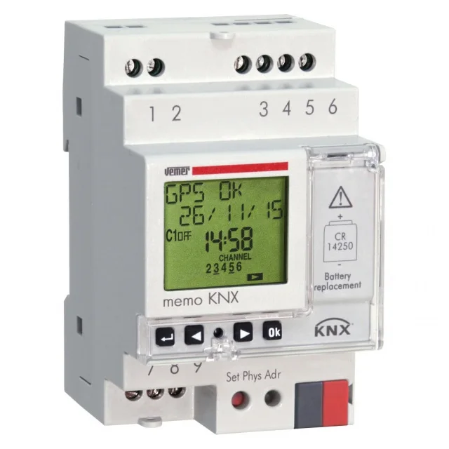 HOME TIME MANAGEMENT ASTRONOMICAL TWILIGHT SWITCHES DIN-RAIL SWITCHES MEMO KNX VE747300