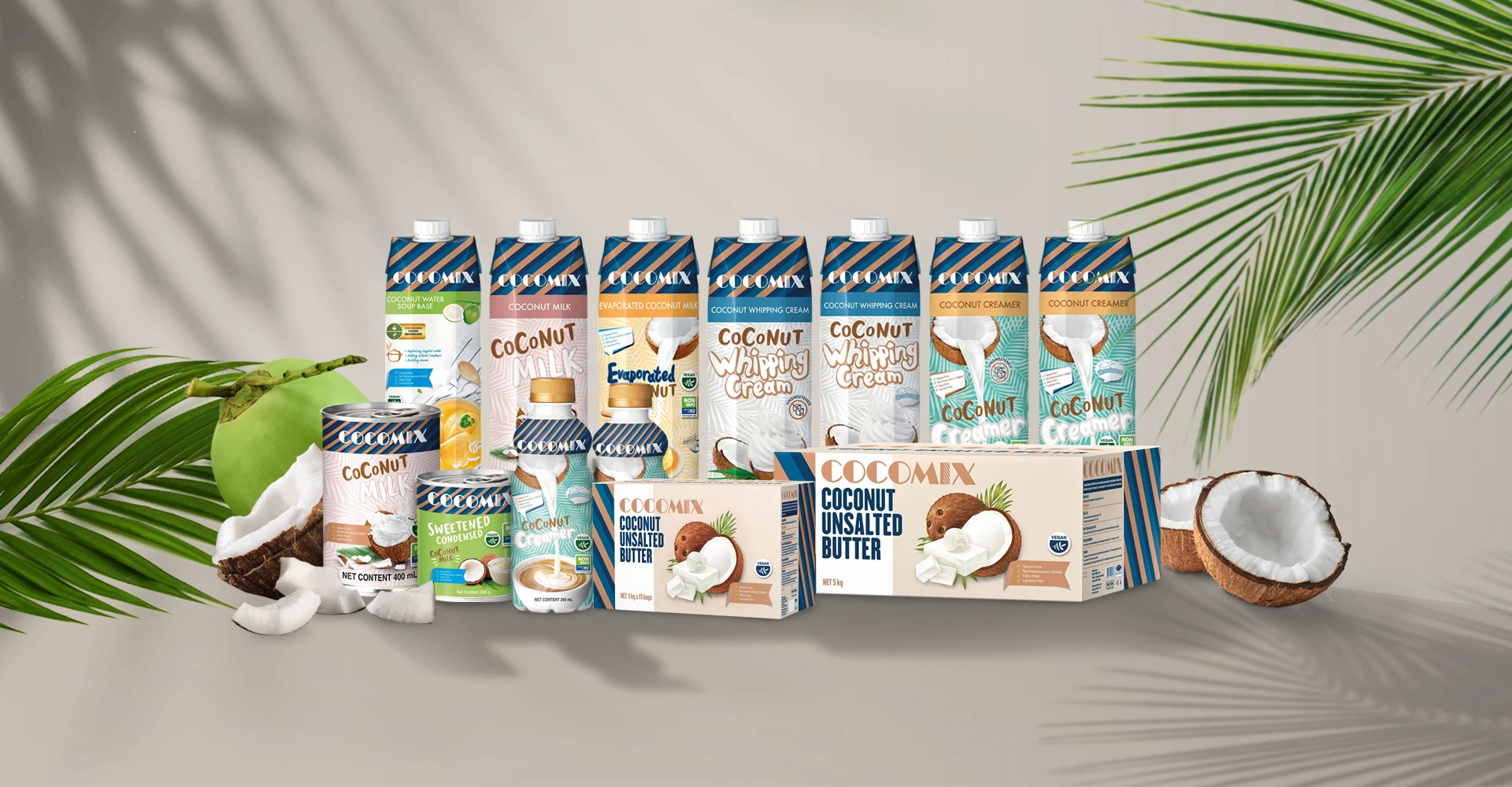 Coconut Creamer 1000 ml.   12carton/Box