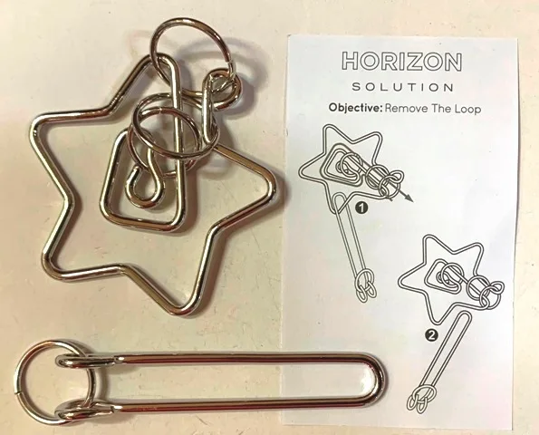 Classic Metal Puzzle Brain Teasers IQ Test