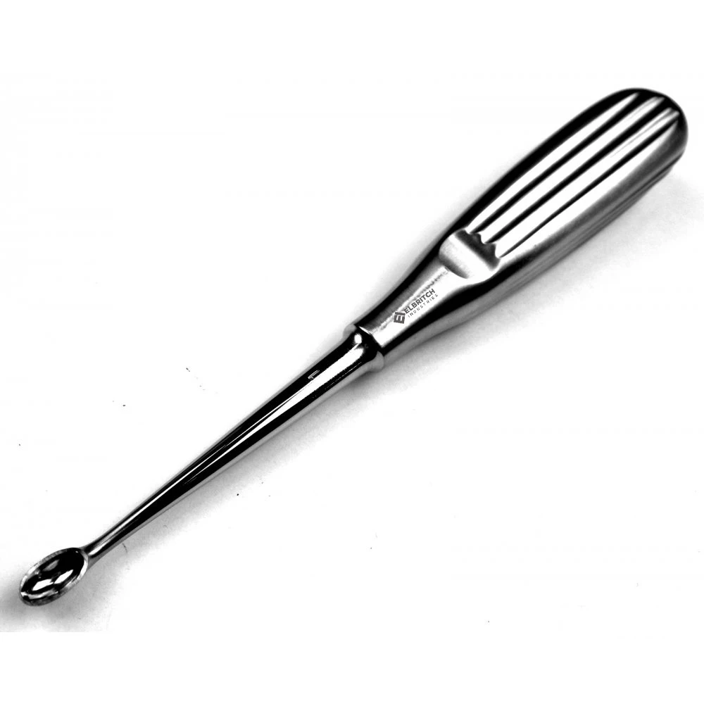 Volkmann bone curette 6x7 mm sharp spoon Fig. 0 dental tissue surgery 17 cm