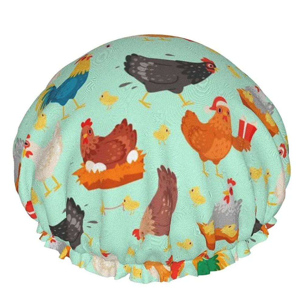 
Bath Cap Factory Disposable Elastic Plastic Shower Bath Cap / Disposable Transparent Shower Cap 