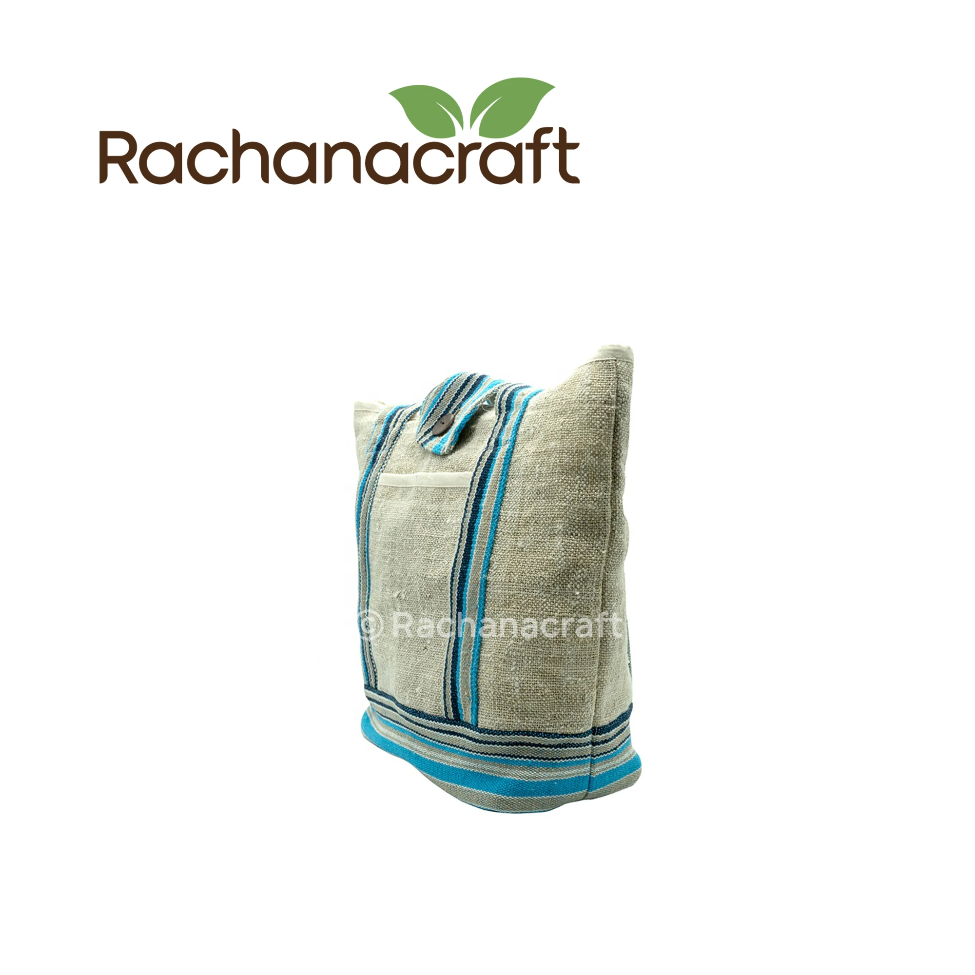 Handmade ,Organic, Hemp Tote Bag for Daily Use by Women Shoulder Bag for Travel, Daily Use Made in Nepal Wholesale Supply