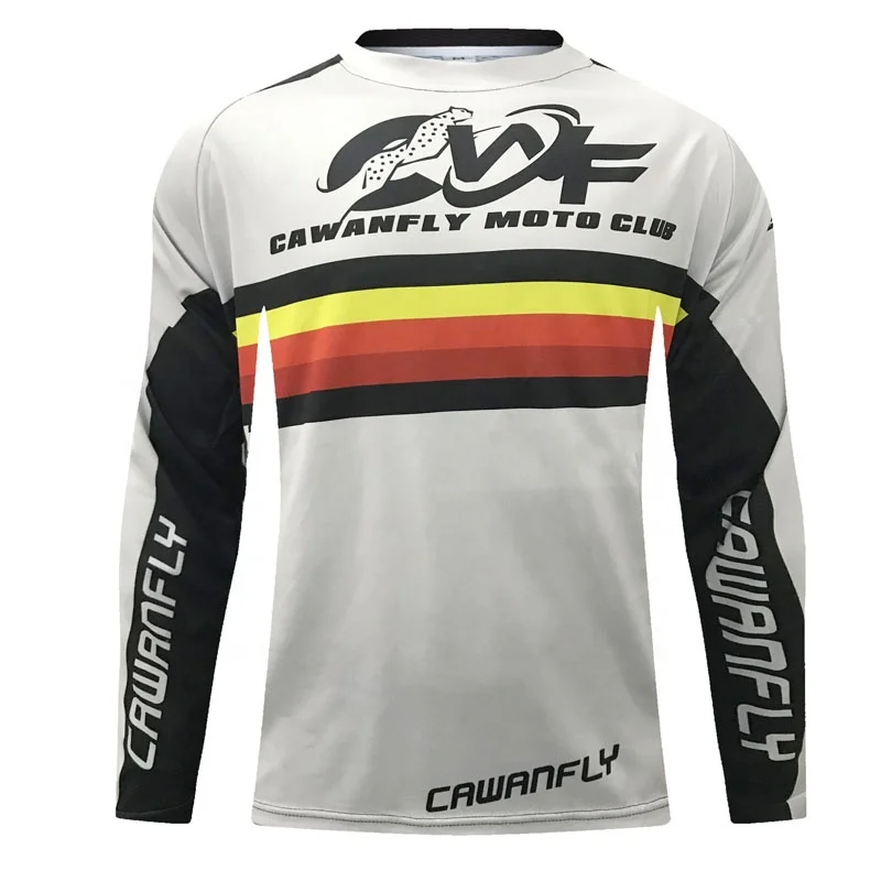 
long motocross Racing Cycling Jersey downhill top T shirt MTB MX long sleeves custom design manufacturer 