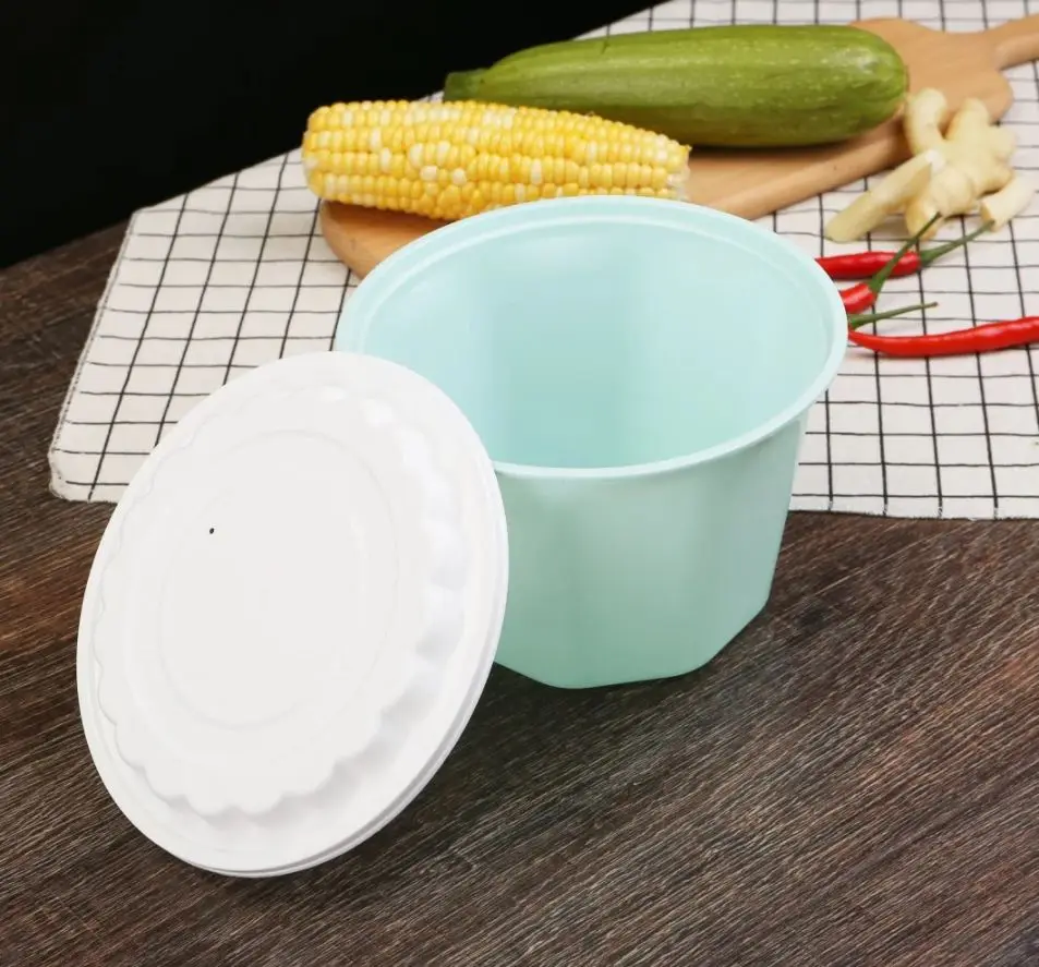 Микроволновки пластик без добавления бисфенола А одноразовые пищевые контейнеры для хранения еды на вынос отсек упаковка с крышкой цены по прейскуранту завода-изготовителя