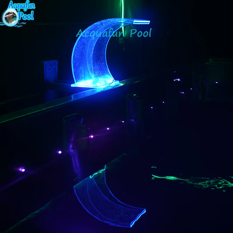 Colorfalls Lighted Waterfalls Weir Water Fountain Indoor led Waterfall Curtain