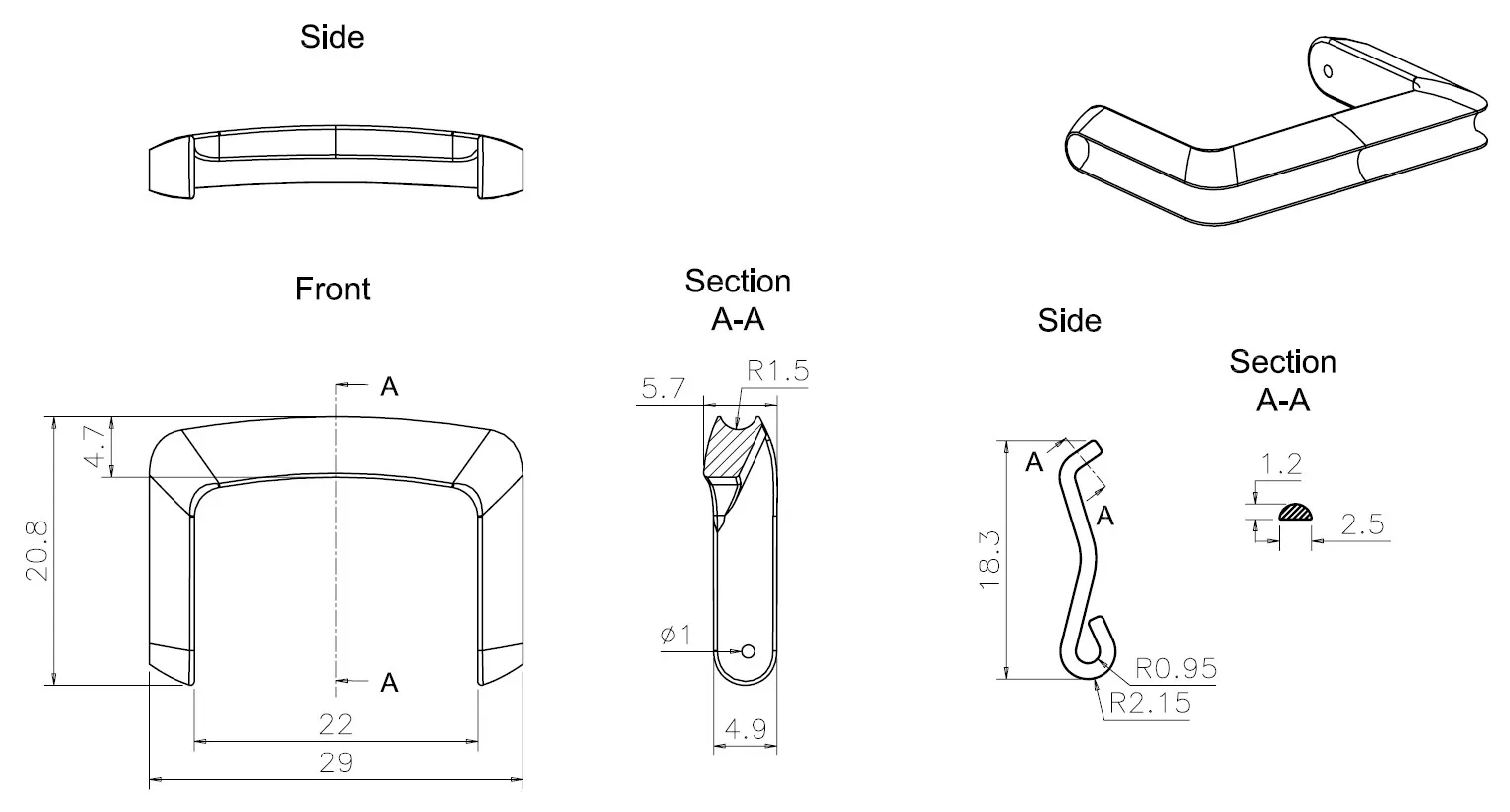 Hot Selling Custom Designer Mim Stainless Steel Watch Rugged Buckle Mim Accessory Fits 22mm Watch Strap Corrosion Resistance