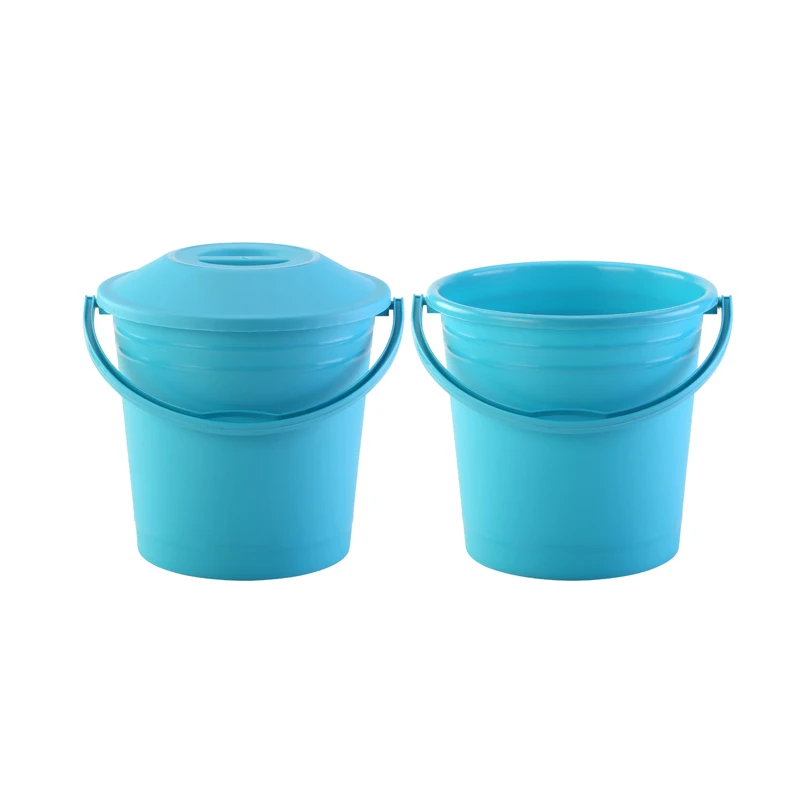 Plastic Buckets Plastic balti Hot sale! 16 liter clear plastic bucket with handle and lid for blocks and toys