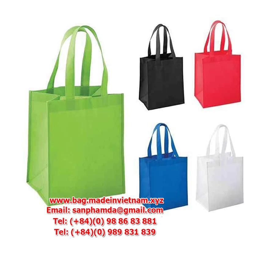 
Eco Friendly Tote Handbags Shopping Bag Non-woven Bag Manufacturer OEM Exporting Bag Made in Vietnam 