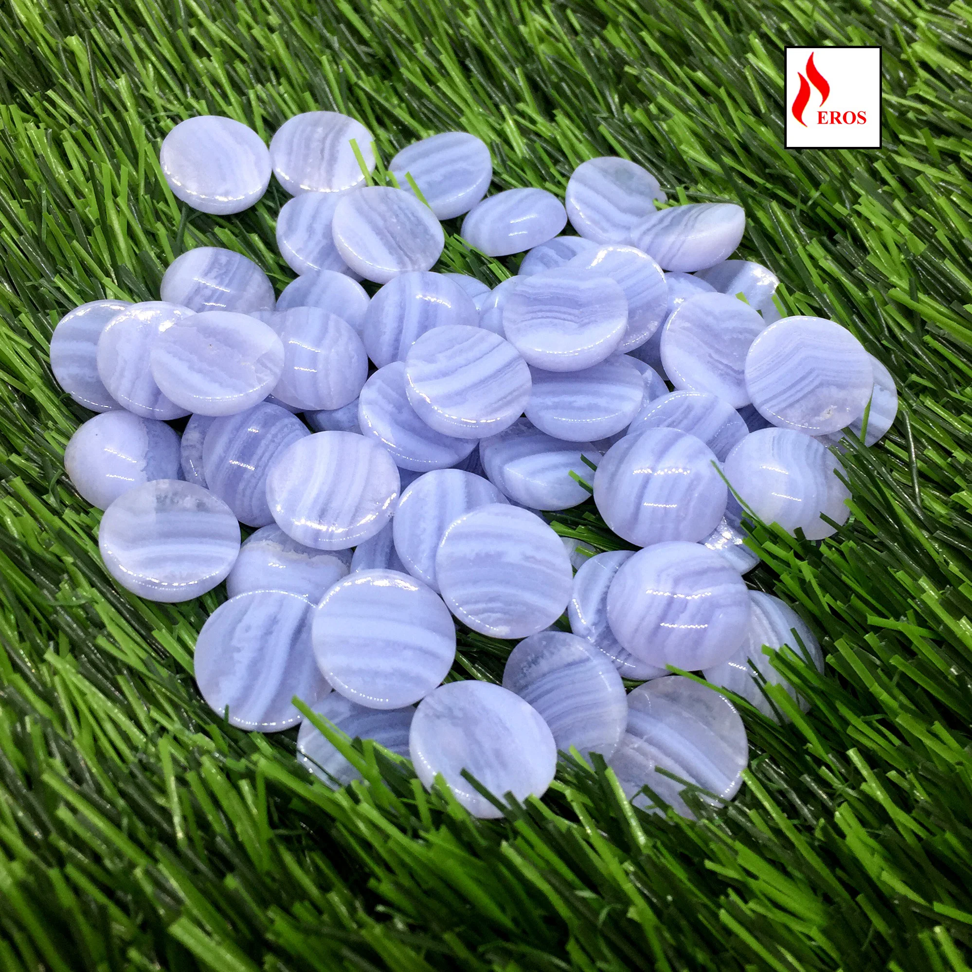 Индийское производство агат свободный драгоценный камень высокое качество калиброванный синий Агат индивидуальной формы кабошон чакра лечебный