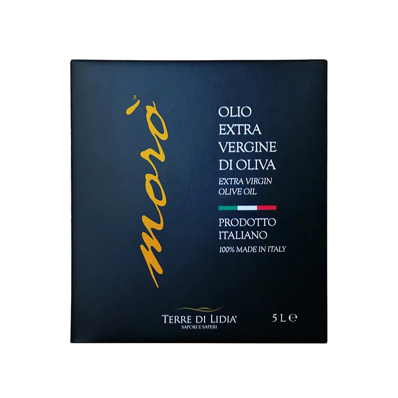Best Italian Product Italian Extra Virgin Olive Oil Bag in box Moro 5 L