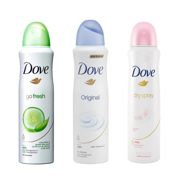 Hot Sale Dove Deodorant Body Spray 150ml , 250 ml