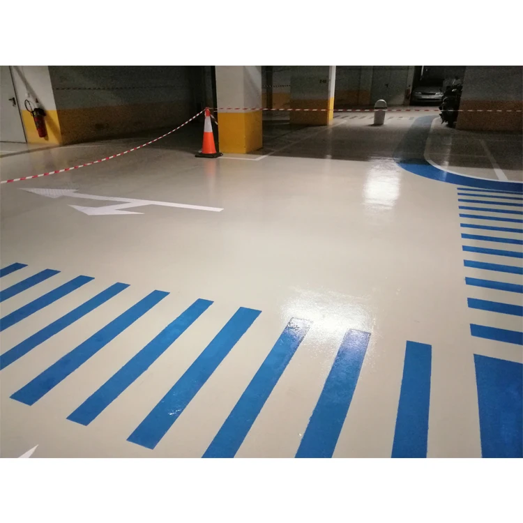 Полиуретановая водостойкая напольная краска для многоуровневых автостоянок