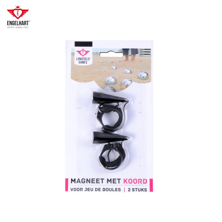 Longfield games Kids Toys 2023 Powerfull premium boule magnet lifter with cord High Quality 2 pieces for Petanque Game Wholesale