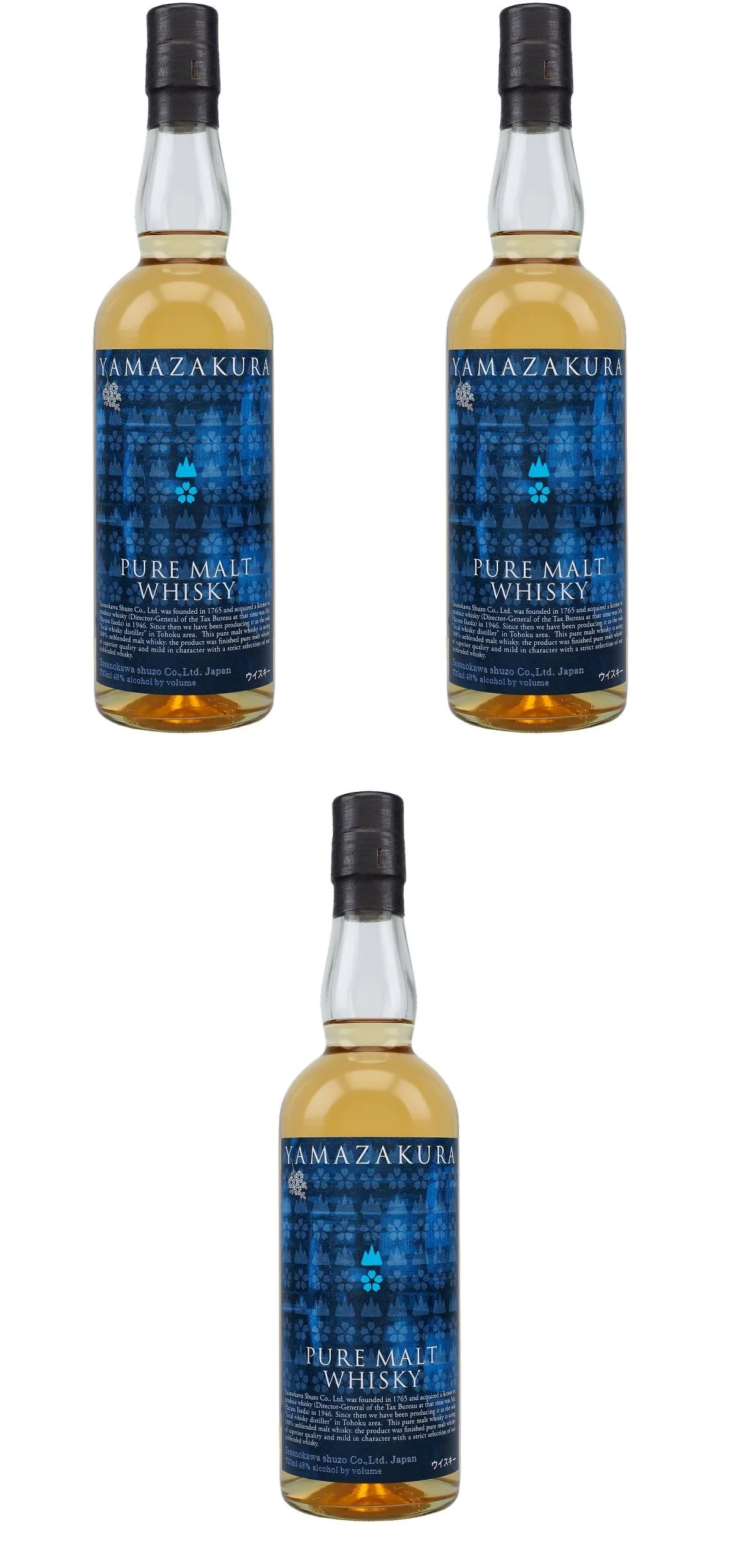 High Quality Distilled Bottle Packaging Single Malt Pure Whisky Type Yamazakura Pure Malt Whisky Origin From Japan