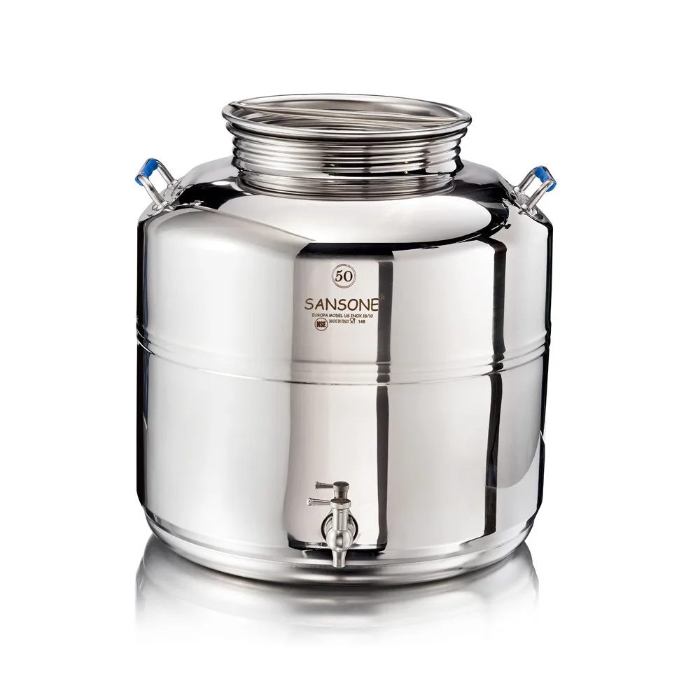 STAINLESS STEEL DRUMS EUROPA MODEL 50 LT TANK CONTAINERS