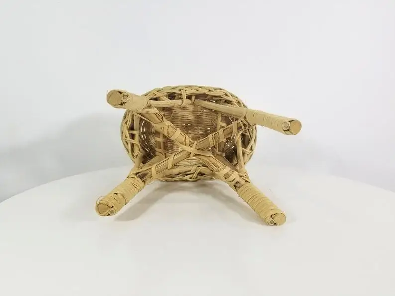 Miniature rattan stool  from Vietnam