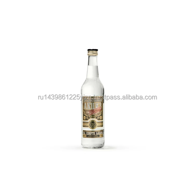 Водка на основе высококачественного спирта Alfa стандарт вкуса и качества продукта, бутылки для водки