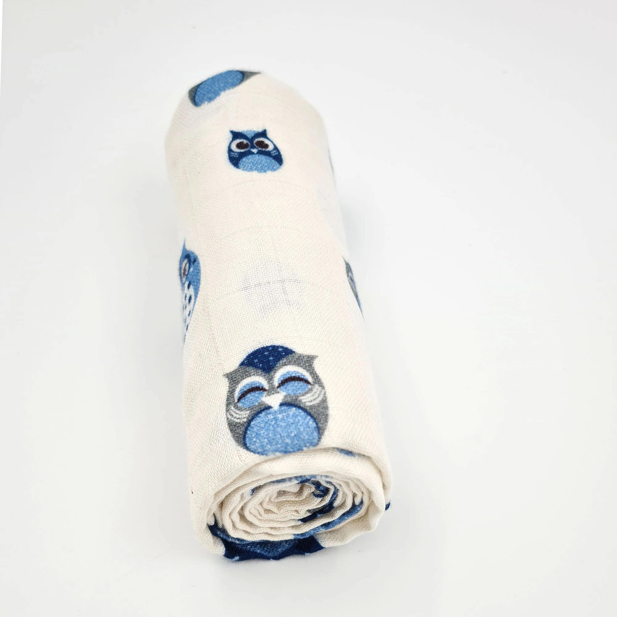 100% cotton muslin breathable  baby swaddle or blanket
