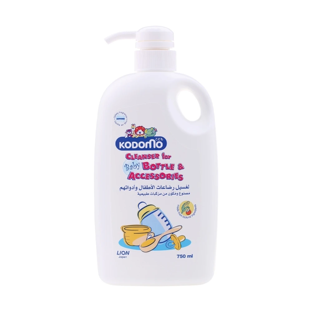 Kodomo Brand 100% Natural Baby Bottle and Accessories Cleanser liquid