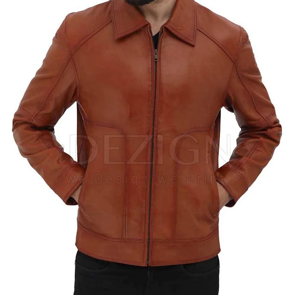 
Мужские кожаные куртки, индивидуальный дизайн, лидер продаж, лучшие зимние мужские повседневные однотонные Куртки из натуральной кожи 