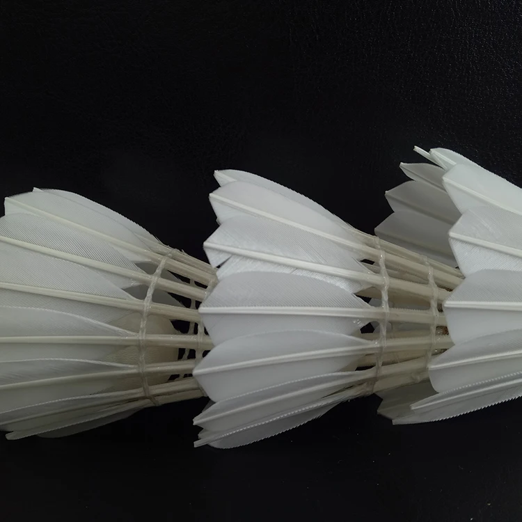 
aeroplane shuttlecock badminton and most durable duck feather shuttlecock 