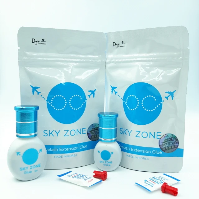 Sky Zone Glue 10ml Lash Glue Fast Dry Long Lasting Premade Fans Individual Eyelash Extension Glue Adhesive Bond from South Korea