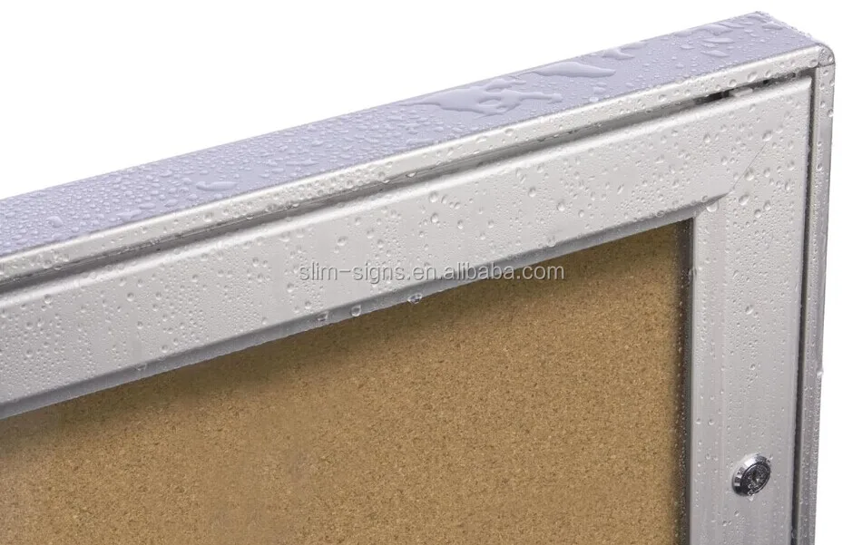 A1 Aluminum advertising hanging Customized Lockable Anti-theft Waterproof indoor Outdoor Poster Frame Notice Boards