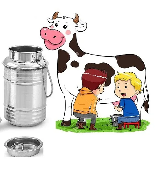 Sale from Indian Vendor 304Stainless Steel milk transport containers milk can Tank Container with lid