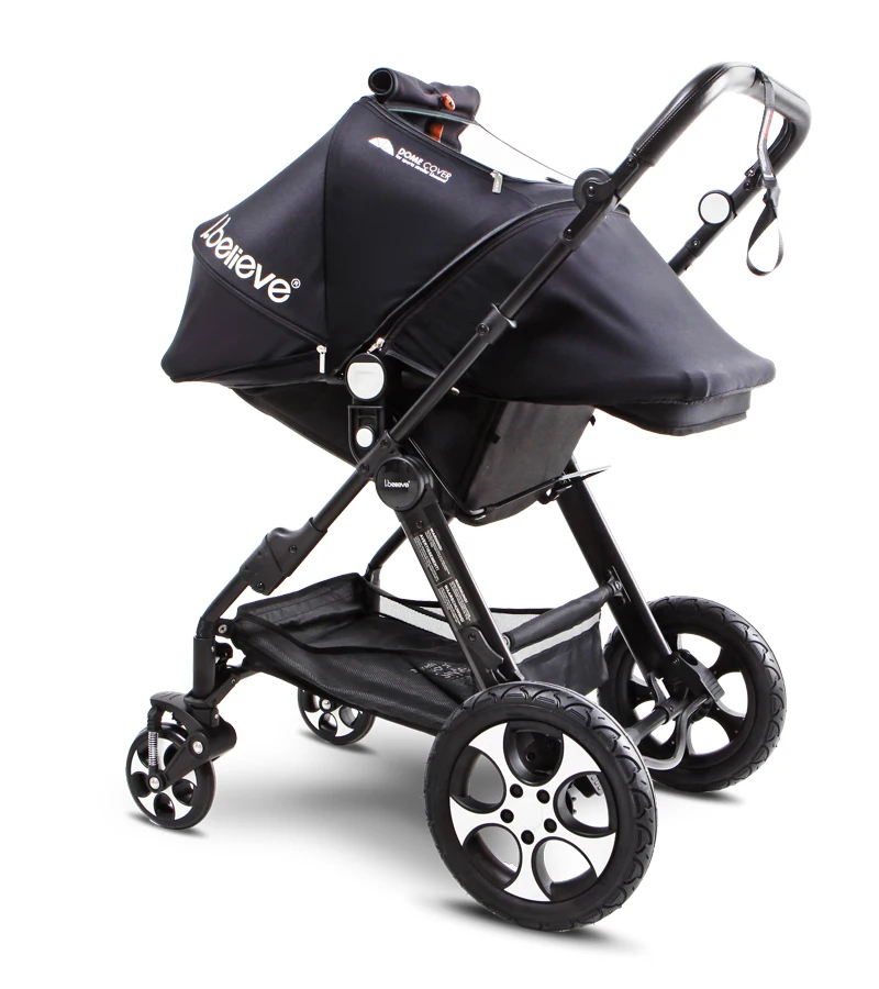 
Most Popular in Korea Baby Stroller With Dome Cover Deluxe 3 in 1 Stroller Baby Walker Baby Pram Chair Unique Design 