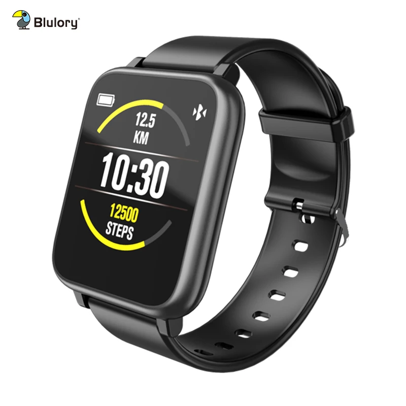 Blulory BW1 Smart Watch Sport Heart Rate Monitor IP67 Waterproof Call Reminder Notification Vibration