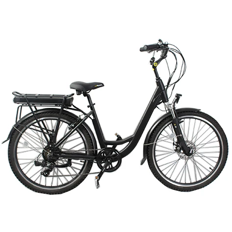 High Quality Cheap e bike Black Silver 700c 250w Ladies Assist Electric City Bike Bicycle For Women