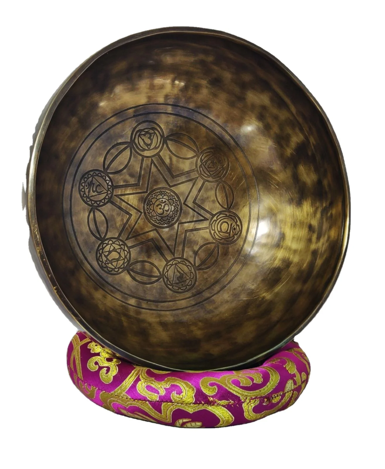 Tibetan Bowls Bronze Singing Bowls Brass Bowl Set of 2