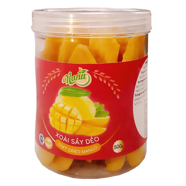 Dried mango packed in plastic jar 250g-500g